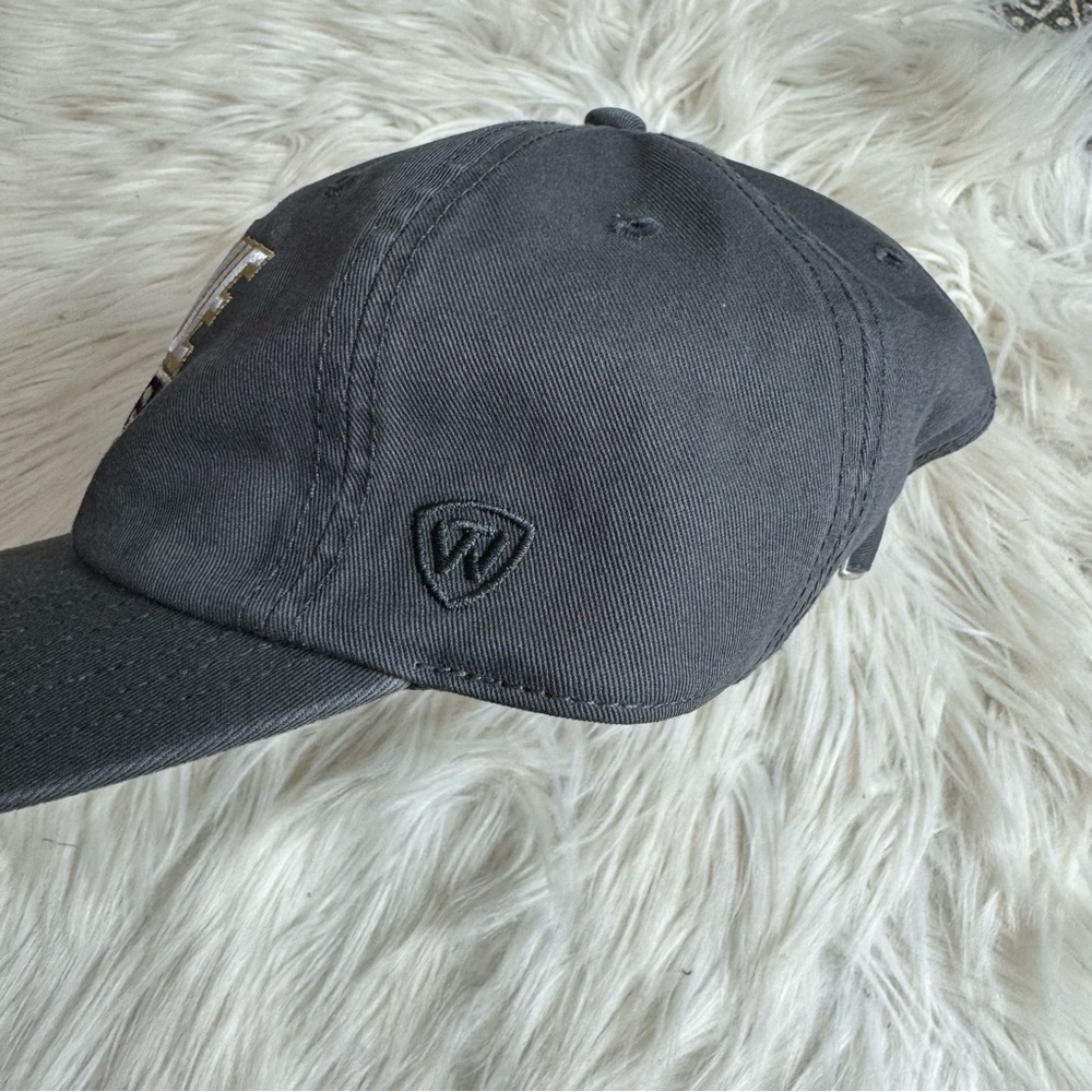 Purdue Boilermakers Top of the World Slice Adjustable Hat - Gray - Picture 4 of 6